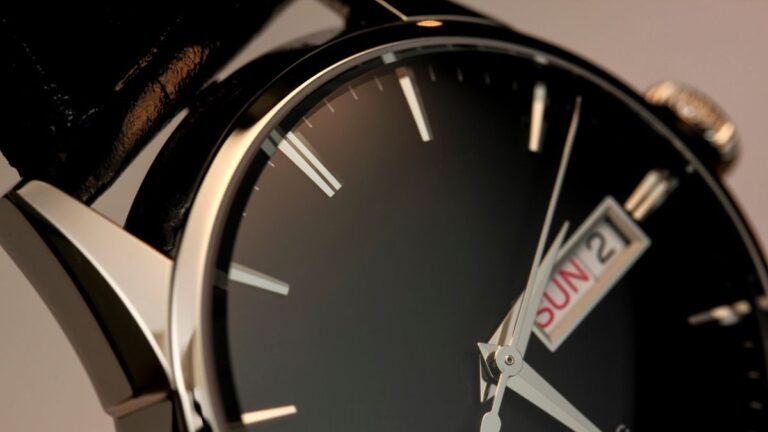 relógio masculino preto de pulso